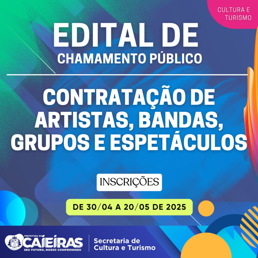 Você é um artista? Tem uma banda, grupo de dança ou de teatro? Essa é a sua chance! 🚨🎭