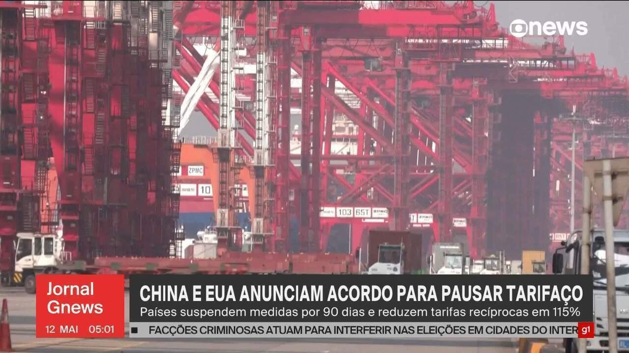 Redução das taxas e pausa de 90 dias: China e EUA chegam a acordo sobre tarifaço
