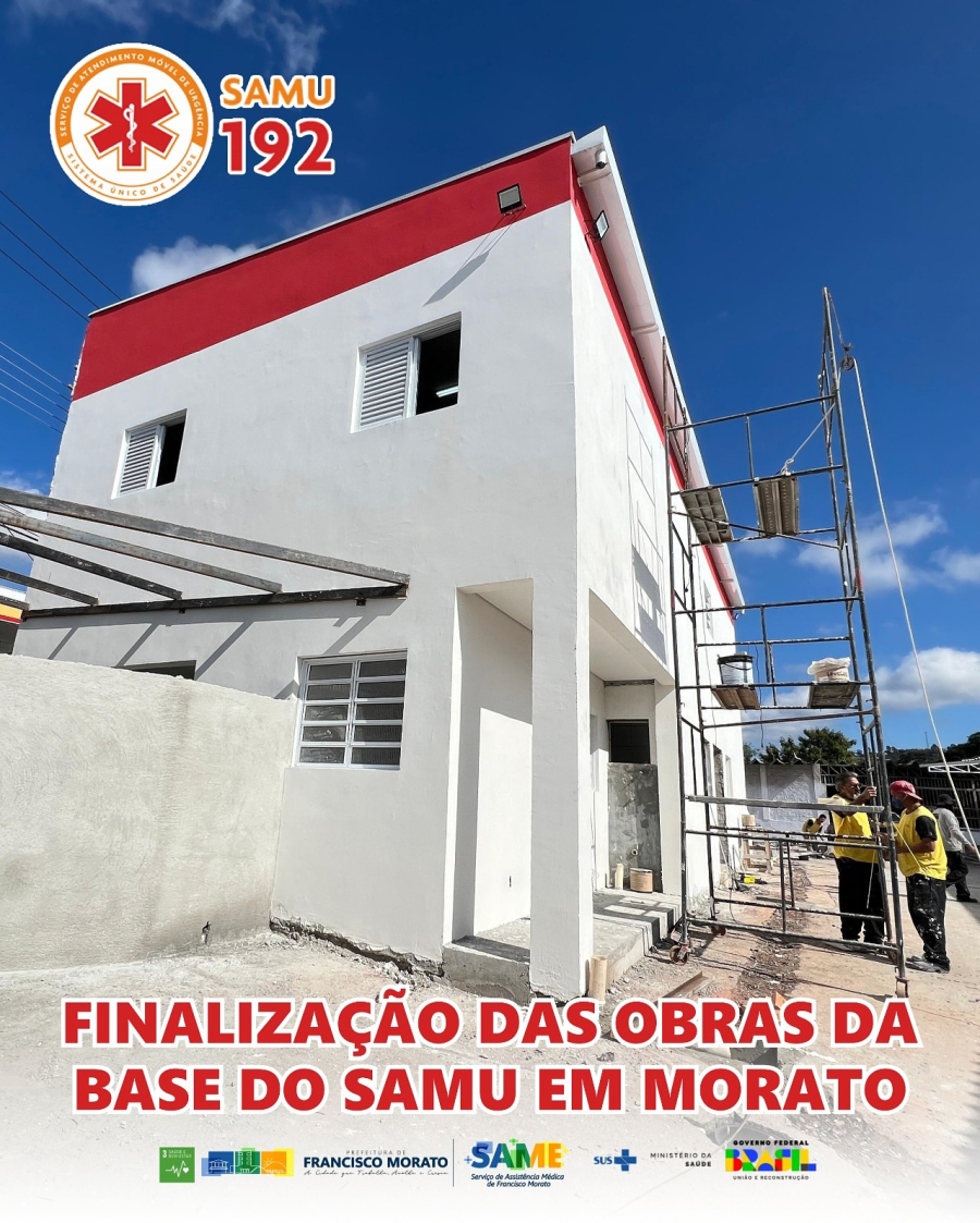 🚑✨ A nova base descentralizada do SAMU em Morato está quase pronta! ✨🚑