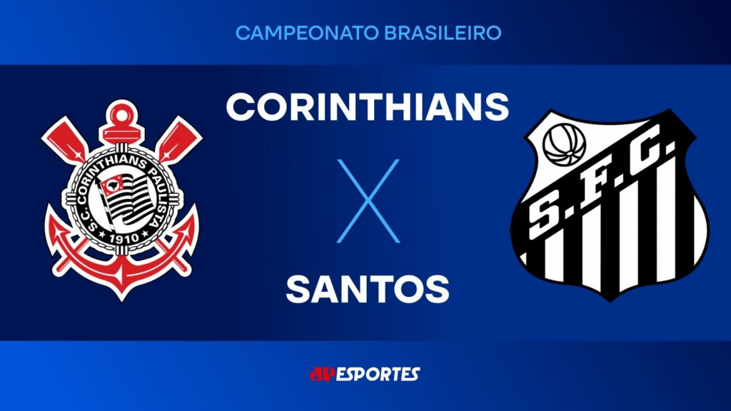 Confira a transmissão da Jovem Pan do jogo entre Corinthians x Santos