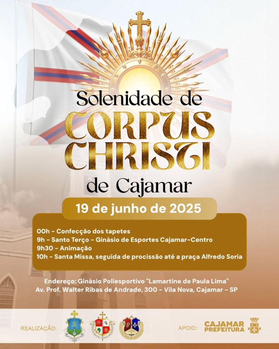 CAJAMAR SE PREPARA PARA CELEBRAR CORPUS CHRISTI 🙏