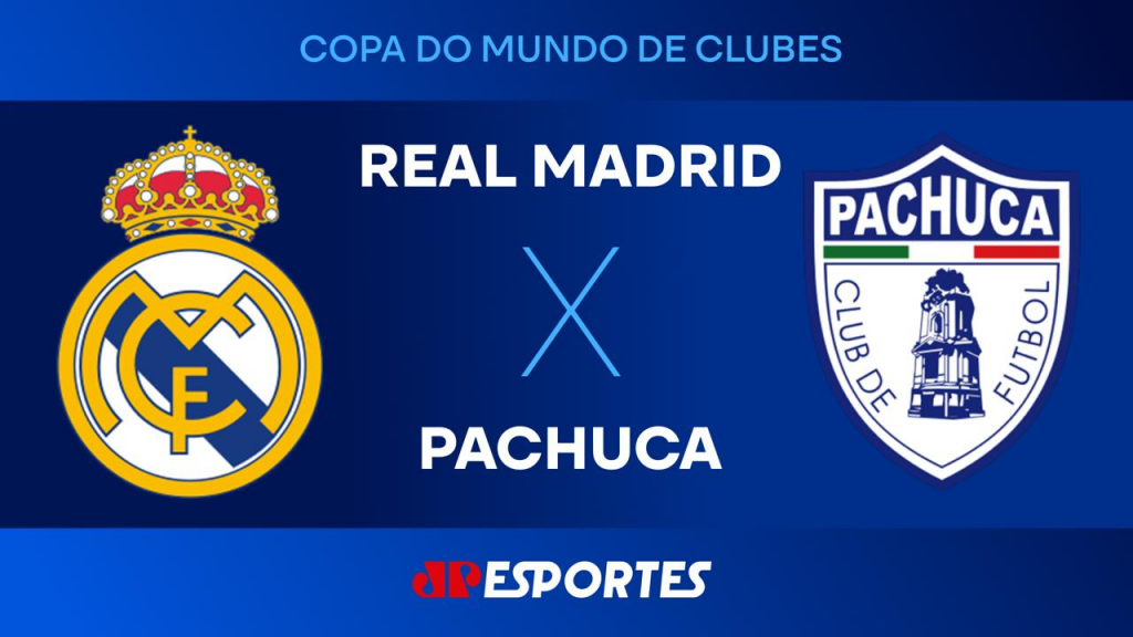 Real Madrid x Pachuca: confira a transmissão da Jovem Pan ao vivo