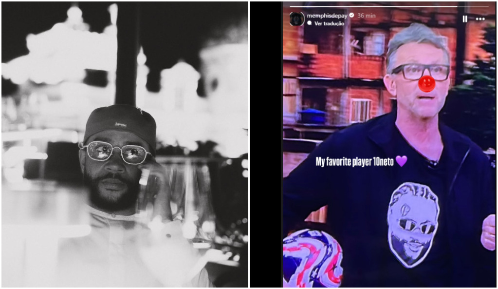 Neto xinga Memphis Depay após alfinetada em música e holandês responde com foto provocativa