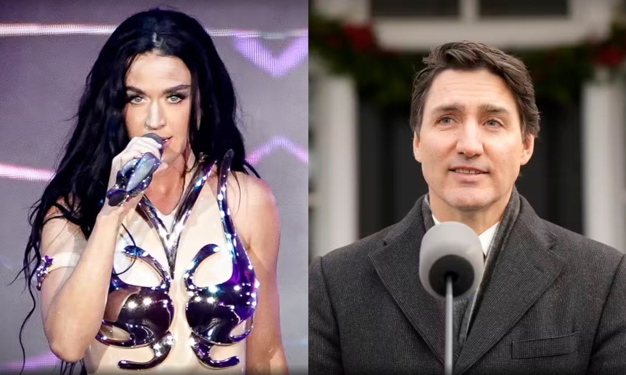 Katy Perry e Justin Trudeau jantam juntos no Canadá