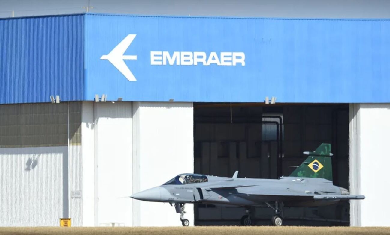 Ações da Embraer disparam 10% com entrada da aviação entre as exceções do tarifaço de Trump