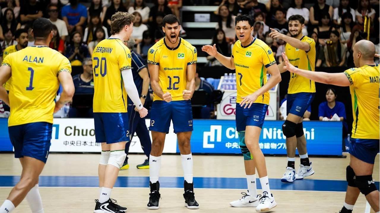 Veja quanto o Brasil já garantiu com vaga na semifinal da VNL masculina