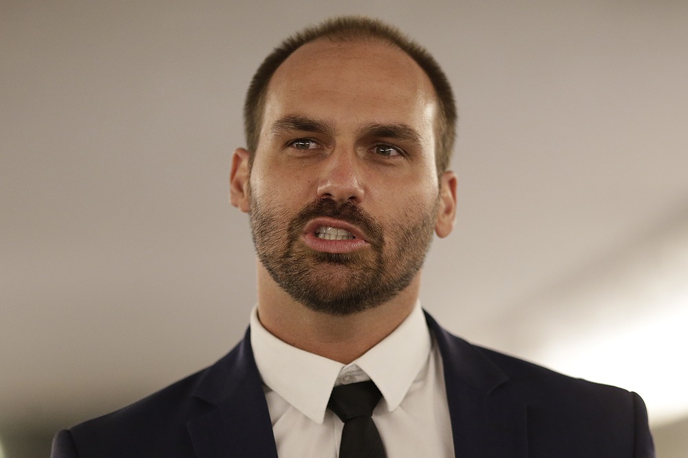 ‘Estão aumentando minha moral’, diz Eduardo Bolsonaro sobre discursos dos ministros do STF